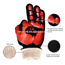 TE03 Hochtemperatur-Isolierofen-Handschuhe, 932F Extrem hitzebeständige Grill-Grill-Handschuhe zum Kochen